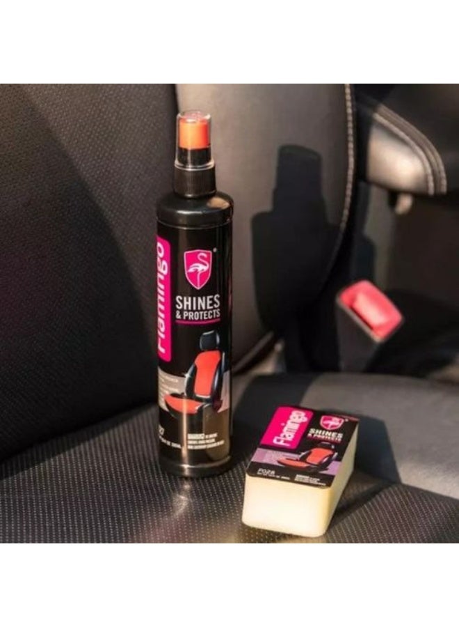 Flamingo Skin polish and cleanser and car drum with sponge 295 ml | F028 - Image 3